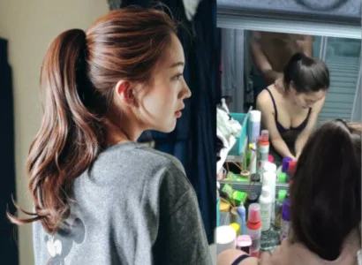 Cô nàng chổng đít ra nhét vào dễ nào