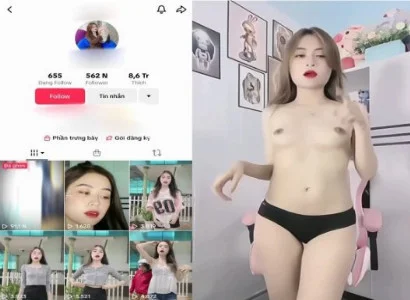 Anh chơi em Tiktoker da trắng ngon từng đường cong